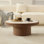Table basse ronde en bois