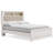 Beamond Upholstered Bookcase Storage Bed-115848738