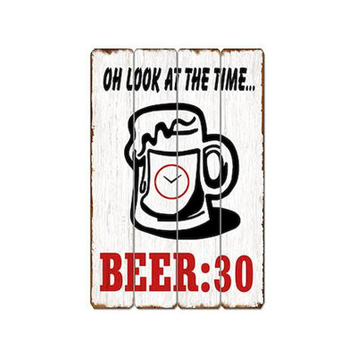 Décoration murale 30 signes en bois bière