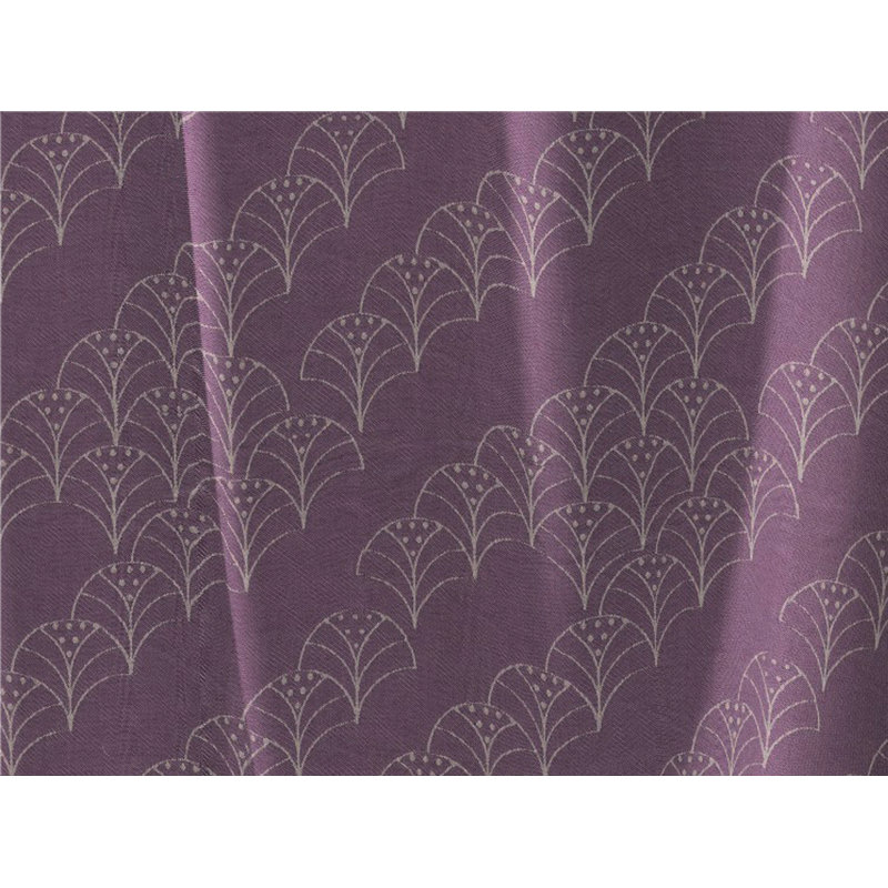 Lizeth Pencil Pleat Opaque Single Curtain, Dark purple, 175cm Width x 145cm Drop