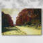 Route dans une forêt Fontainebleau, 1864, toile tendue avec châssis-1616961752
