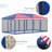 Outsunny 10' X 20' Pop Up Canopy Tent With Netting, Heavy Duty Instant Sun Shelter, Large Tents For Parties With Carry Bag For Outdoor, Garden, Patio, American Flag-112305754
