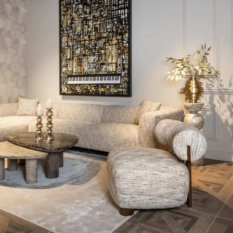 Accent Chair Lounge Chair, Greige coco