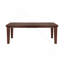 Table de salle à manger rectangulaire 1Pc avec rallonge autoportante