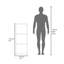Armoire murale moderne noire - Option de rangement spacieuse pour les objets personnels-146809318