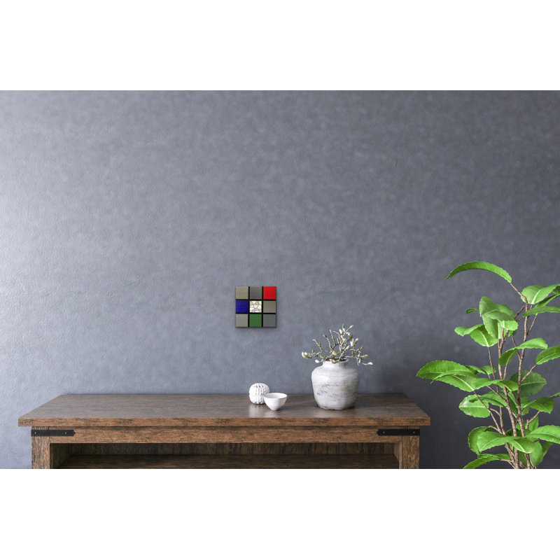 Mini-Square Mosaic Color Grid Painting by Eddie Bruckner