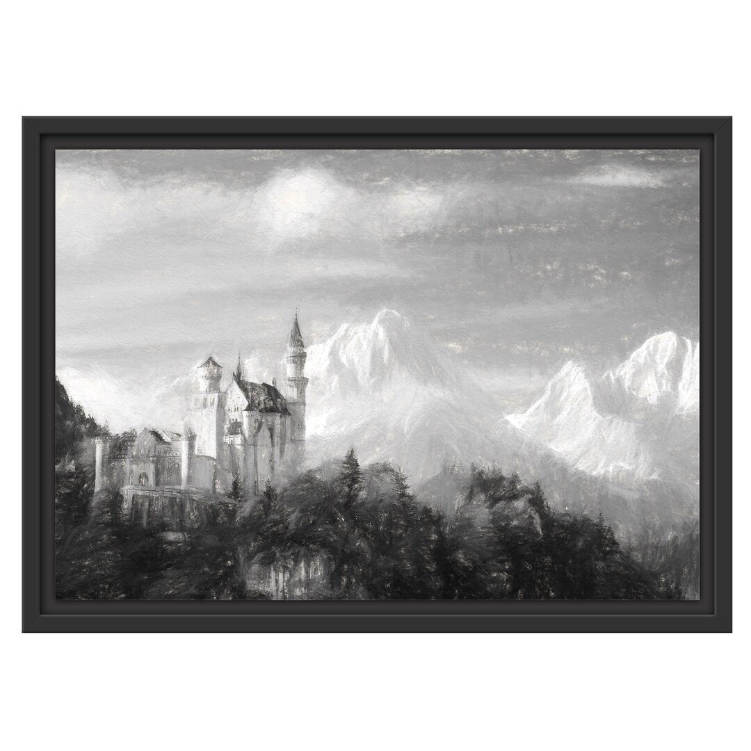 Gerahmtes Wandbild Schloss Neuschwanstein