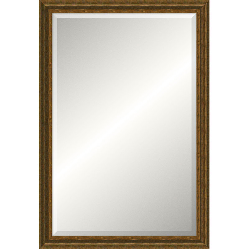 Walden Solid Wood Beveled Mirror, Rectangle, 37.75" x 25.75"