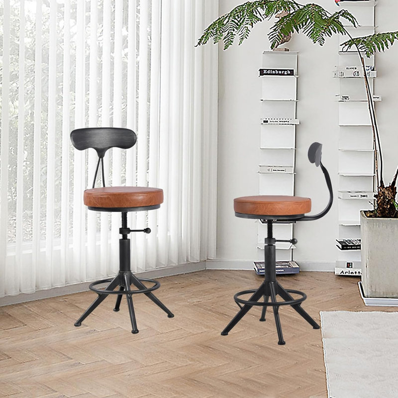 Tabouret pivotant à hauteur réglable Jomarion