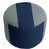 Argent / bleu royal