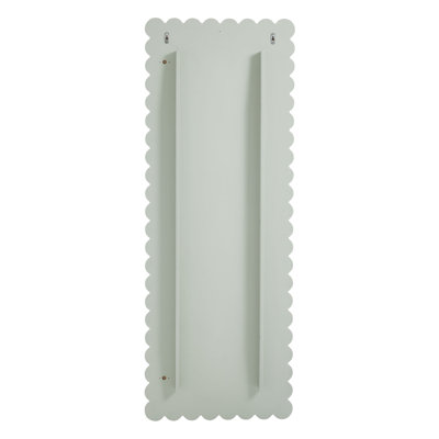 Emmeline Scalloped Rectangle Wall Mirror