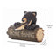  Bear with "Gone Fishing" Sign Statue