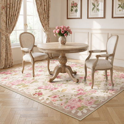 Tapis à motif floral Kaldi