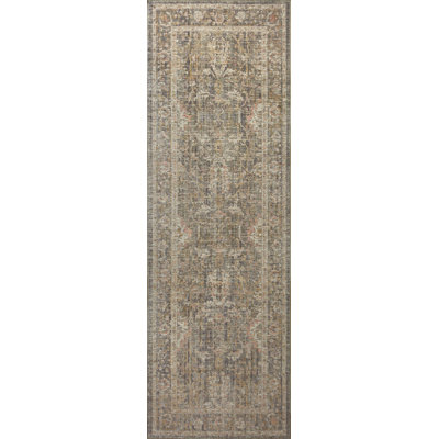 Chris Loves Julia x Loloi Rosemarie Oriental Sage Blush Area Rug