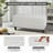 1PC Tufted Storage Ottoman Bench, End Of Bed Bench With Nail Accent
