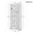 Storage Cabinet With Two Doors For Bathroom-1530856944