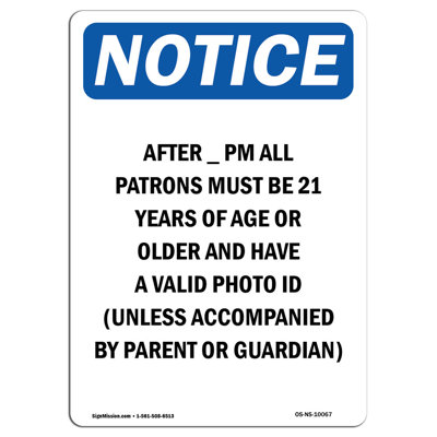 After Pm All Patrons Must Sign