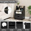 45cm W Manufactured Wood Bedside Table-172099365