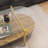 Oval Shaped Glass Coffee Table-351622685