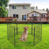 6 Panel Garden Wire Mesh Fence With Door