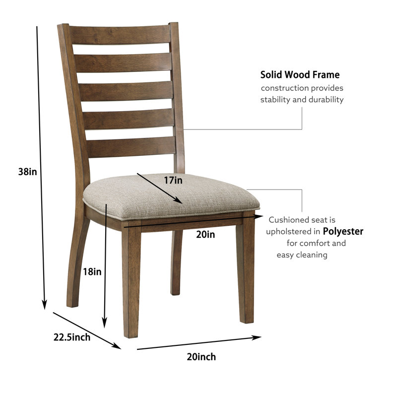 Chaise d'appoint Ayjay, Cerisier