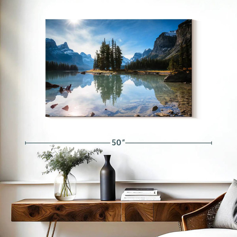 Alvord Scenic Spirit Island, H 26 po x l 39 po