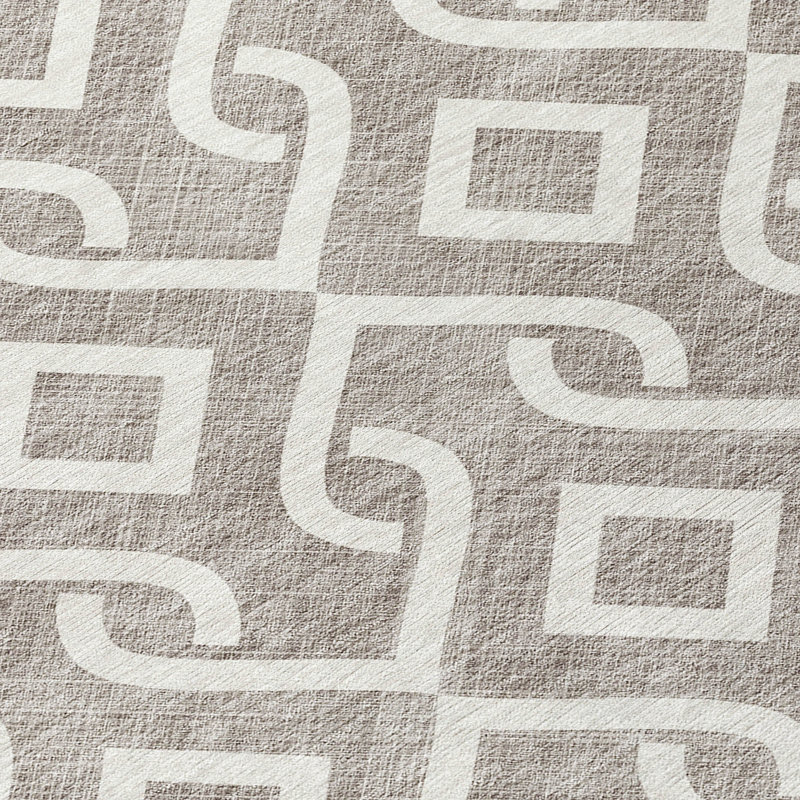  Kaylani Non-Slip Door Mat, Round 8'