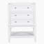 Meuble-lavabo de salle de bain sans lavabo, base seulement, structure en bois massif