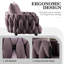 Chaise avec accoudoirs en velours Lazarre-1154640350