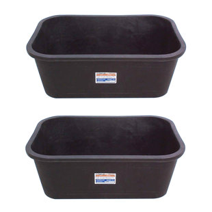 Plastic Open Waste Basket - 75 Gallons