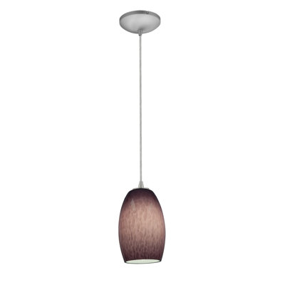 Luminaire suspendu cylindrique à 1 lumière Crisman