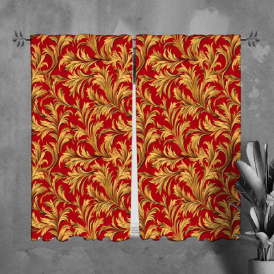 Paire de rideaux obscurcissant en polyester Natesha
