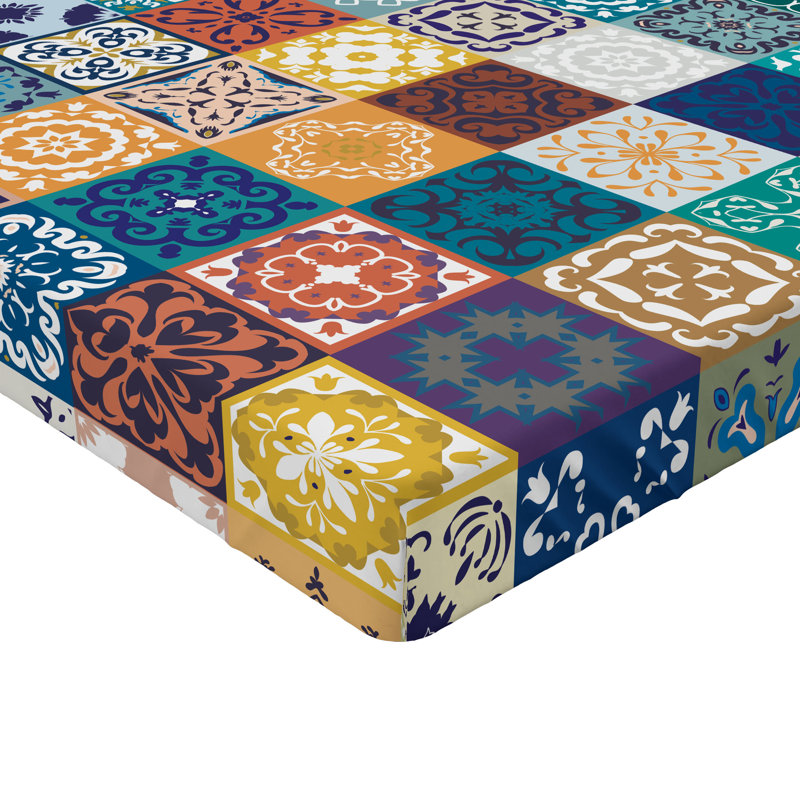 Multicolore Ambesonne, Drap-housse très grand californien