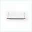Tablette murale | Bois massif moderne et minimaliste | Blanc et blanc Chrome | Fixation murale | Blanc | Bois massif