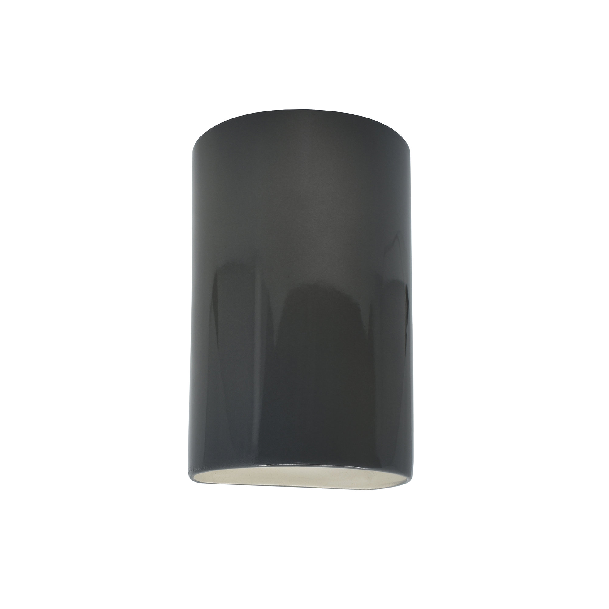 Pacursa Ceramic Dimmable Flush Mounted Sconce, Integrated LED, Reflecting Pool, 9.5" H x 5.75" W x 4.5" D