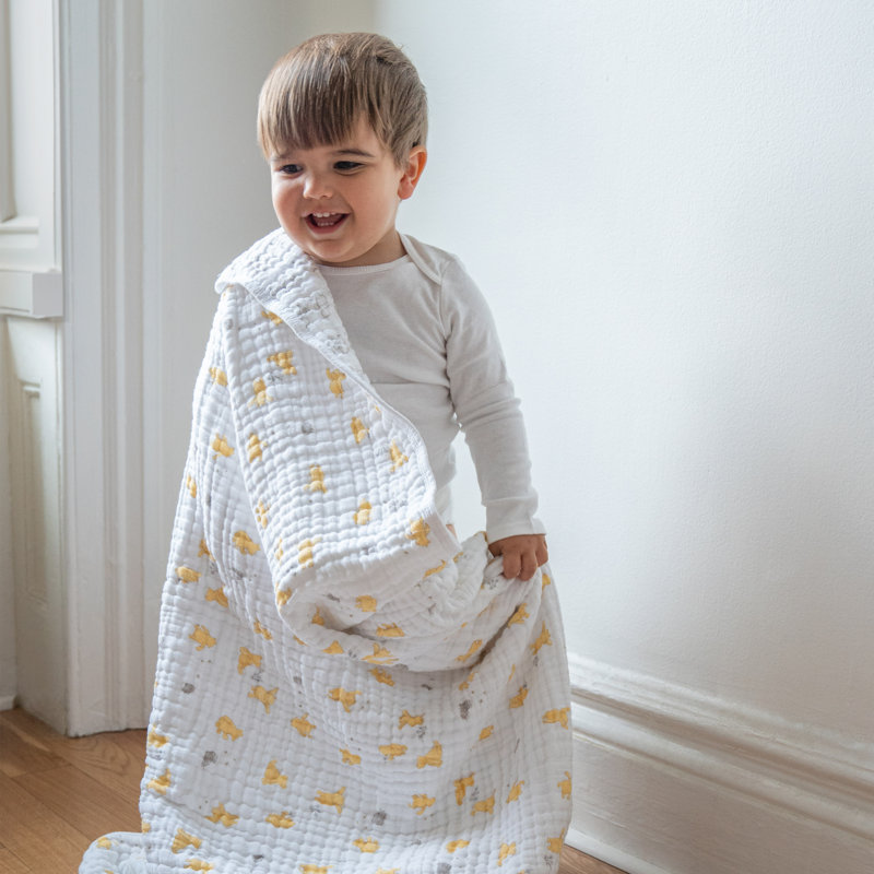 Couverture en mousseline, Winnie + Friends