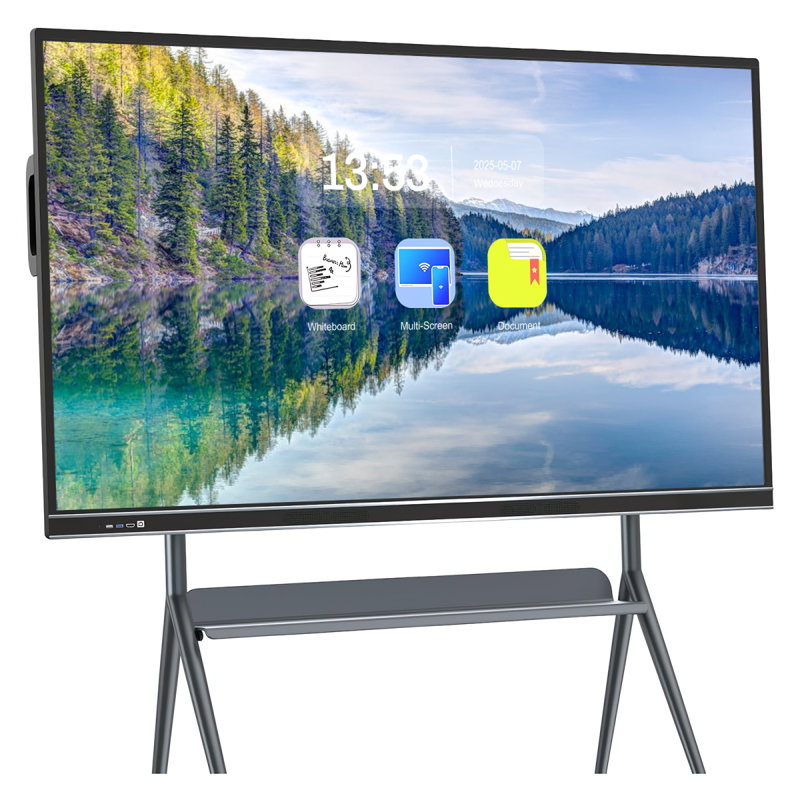 JYXCN Smart Board 75 "4K, tableau blanc interactif tactile numérique, annotations multi-utilisateurs sans fil pour salles de conférence, bureau de classe