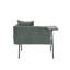 Chaise de loisir rembourrée avec tablette-1909364961