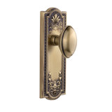 Grandeur Parthenon Plate Single Dummy with Eden Prairie Door Knob