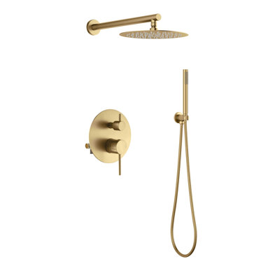 Circular Shower Faucet with Rough-in Valve