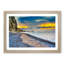 The Cliffs at Normandy in France in Abstract - Picture Frame Graphic Art Print-55735960-55735961