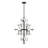 Amani 15-Light Chandelier in Black Cashmere-254488149