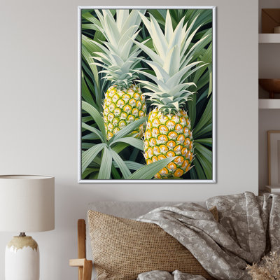 Doux ananas juteux délice IV sur toile
