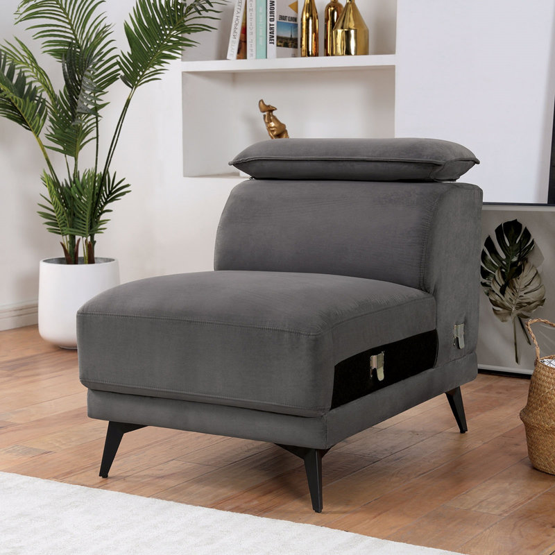 Chaise sans accoudoirs de style contemporain