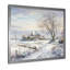 «Farmhouse Snow Winter Scenery» - art mural neige-83237991-83237985