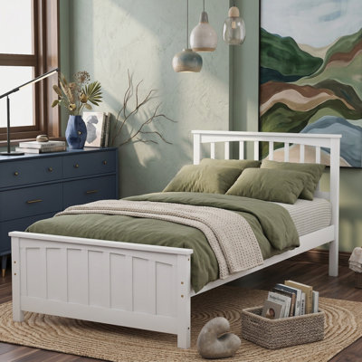 Lit plateforme en bois