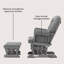 Fauteuil berçant et repose-pieds Cozy-61385216