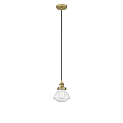 Luminaire suspendu simple à 1 lumière Caille