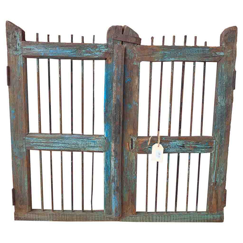 Blue Door with Handmade Finish Café Door