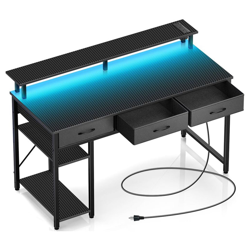 Ivy Bronx Katora Metal Base Computer Desk | Wayfair